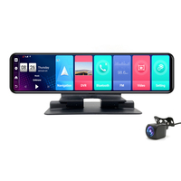 Monitor Mobil 12 inci Android 8.1 4G WiFi GPS Navigator Kamera Ganda Full HD Kamera Mundur 1080P Rekam Sensor Parkir