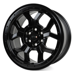 ล้อแม็กซ์ SHIN-509 Black Axis Beadlock Forged Alloy Wheels - <span class=keywords><strong>Nismo</strong></span> <span class=keywords><strong>17</strong></span> x 8.5  รูยึด: 6 x 114.3 มม. ออฟเซ็ต: +20 มม. - Product Image 1