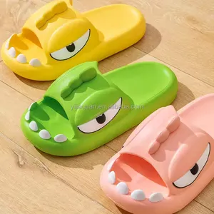 Summer New Design Dinosaur Children's Slippers Boys And Girls' Baby Take A Bath Indoors Anti-skid And Deodorant Sandals