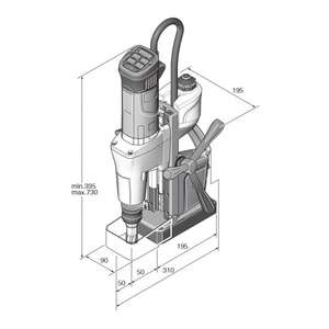 Fein-72704061000 kbm 50 U - 1200W หน่วยเจาะแกนโลหะถึง50มม.-พร้อมเครื่องมือไฟฟ้าแบบมีสาย4014586872995เคส - Product Image 4