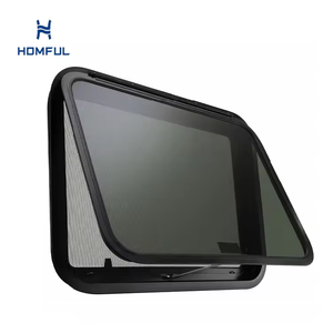 Fenêtre Coulissante Pour Camping-Car 700x400 Mm - Verre Teinté Avec Moustiquaire