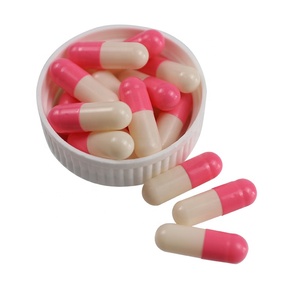 Viên nang rỗng cứng kích thước 00 0 1 2 3 4 viên nang gelatin đỏ và đen in - Product Image 5