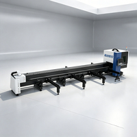 Máquina de Corte Láser de Fibra CNC de Montaje Lateral Personalizable para Tubos Redondos, Cuadrados y Rectangulares de Acero Inoxidable y Acero al Carbono