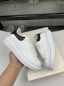 Baskets montantes blanches en cuir de vachette à semelle épaisse, plateforme de 5 cm, style muffin, à lacets, sportives et rétro, pour la marche - Product Image 1