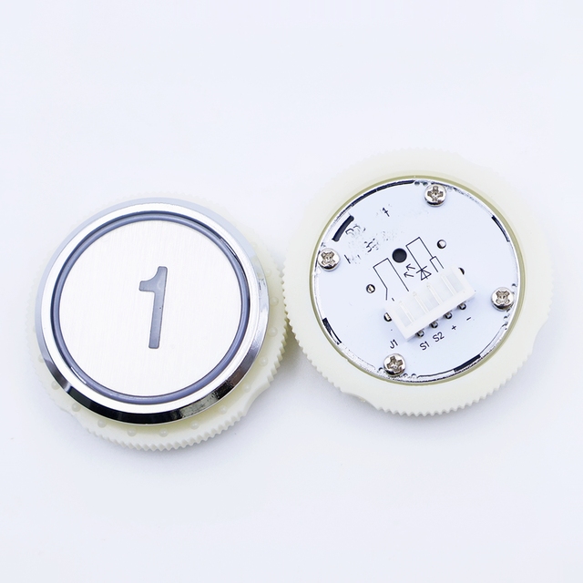Modern Hospital Elevator Spare Parts Stainless Steel Elevator Push Button KA313B-2