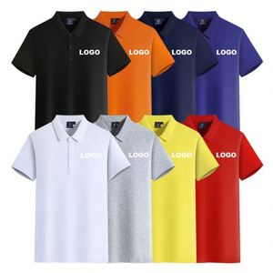 Polo de Diseño Estilo Chino Colorido 200gsm Sublimado 100% Algodón Camiseta Polo de Manga Corta para Hombre Nuevo Diseño - Product Image 1