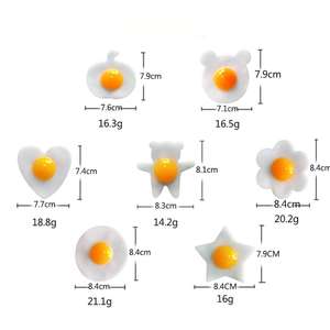لعبة ضغط البيض المقلي الواقعية ، كرة مبتكرة لتخفيف التوتر ، تخفيف الضغط على البيض من الجل الناعم ، مسكن للإجهاد - Product Image 5