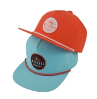 Gorra de Béisbol de 5 Paneles al por Mayor, Gorras de Moda con Letras Personalizadas, Logotipo Bordado en 3D, Gorra de Béisbol de Dos Tonos con Cierre a Presión Impermeable