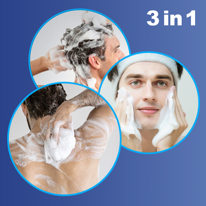 Kostfol - Cuidado Personal Masculino, Extracto Natural de Equisetum, Limpiador Facial y Corporal 3 en 1, Refrescante, Champú Suavizante para el Cabello - Product Image 4