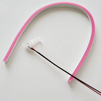 Gloriva Néons LED 2 Broches 12V IP65 100 LED/m Revêtement Double Couche Connecteur Sans Soudure 6x12mm Extrémité Flexible en Silicone Mixte