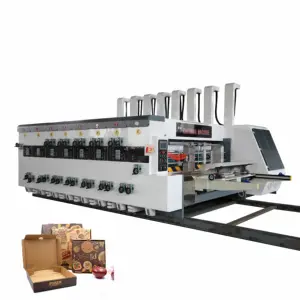 ZH-YSF-D High Definition Vacuum Transfer Mobile Type 6-Color Flexo Printing Slotting Die Cutter Machine