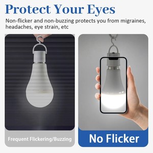 Rechargeable Plastic <strong>Emergency</strong> Bulb E27 B22 10W LED IP33 2H <strong>Emergency</strong> <strong>Light</strong> for Home &amp; Camping - Product Image 5