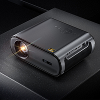 Projecteur HD 1080P avec 3000ANSI Lumens LED Caractéristiques stéréo Wifi pour une utilisation extérieure domestique a une prise américaine iOS/Android rétroprojecteur