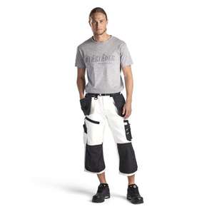 BLAKLADER - 151112101098C60 X1500 Painters Pirate <b>trousers</b> White/Dark <b>grey</b> - EAN 7330509755037 <b>WORK</b> <b>TROUSERS</b> CARGO <b>WORK</b> <b>TROUSERS</b> - Product Image 3