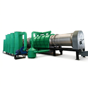 Máquina de Producción de Carbón Vegetal DANUBE, Horno de Carbonización Continua para Leña y Cáscara de Arroz, Motor de Acero Inoxidable de Alta Calidad - Product Image 1