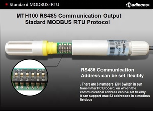 Mth100-nrn : Capteur de température et d'humidité Modbus Rs485 à haute précision (0,3 %) avec filtre anti-interférences pour systèmes HVAC, pièces, entrepôts - Product Image 5