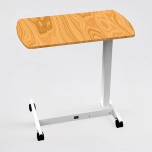 Adjustable Bedside <b>Table</b> With <b>Wheels</b> <b>For</b> Elderly And Adults Hospital Use - Product Image 3