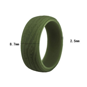Anel de dedo de silicone para homens, 5 peças a pacote de esporte de casamento ao ar livre - Product Image 2
