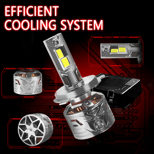 หลอดไฟหน้ารถยนต์ LED วัสดุใหม่ <span class=keywords><strong>240</strong></span> วัตต์ Csp 12V 6000K H4 H13 9004 9007 พร้อมไดรเวอร์ HB3 9005 HB4 9006 - Product Image 2