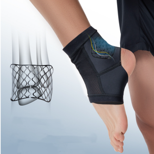 Attelle de cheville élastique avec logo personnalisé, protection professionnelle, respirante, antibactérienne, stabilisatrice, antidérapante, unisexe - Product Image 3