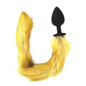 3 Size Fox Tail Big Butt Plug Metal Anal Plug Erotic Sexy Anal Toys for Adult Funny Toys