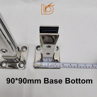 Robinet en acier inoxydable 304 de haute qualité pour systèmes de balustrades en verre intérieurs et extérieurs
