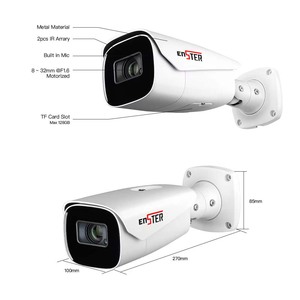 Enster mới nhất tầm nhìn ban đêm 4MP IP số tự động tấm giấy phép công nhận hệ thống đọc ANPR LPR máy ảnh với phần mềm - Product Image 4
