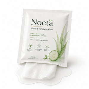 Lingettes nettoyantes biodégradables emballées individuellement, lingettes nettoyantes pour le visage, lingettes démaquillantes pour peaux sensibles - Product Image 2