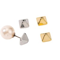 Attaches de boucles d'oreilles carrées de remplacement, fermoirs de sécurité pour clous d'oreilles, pour boucles d'oreilles lourdes et tombantes, fabrication de bijoux