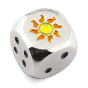 <span class=keywords><strong>Cube</strong></span> Kim Loại Xúc Xắc, Kim Loại Xúc Xắc Với Biểu Tượng Tùy Chỉnh, 20Mm Kim Loại Xúc Xắc - Product Image 4