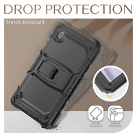Katlanabilir Kickstand kalın tablet Samsung kılıfı Tab A9 8.7 inç X110 X115 2023 darbeye dayanıklı sağlam anti-sonbahar kapak