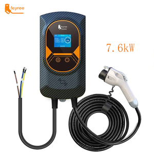 New Feyree 7kW AC Charging Station Type 1 <b>Plug</b> Smart Wallbox EV Charger Home Outdoor Use <b>WiFi</b> APP Control RFID Card - Product Image 1