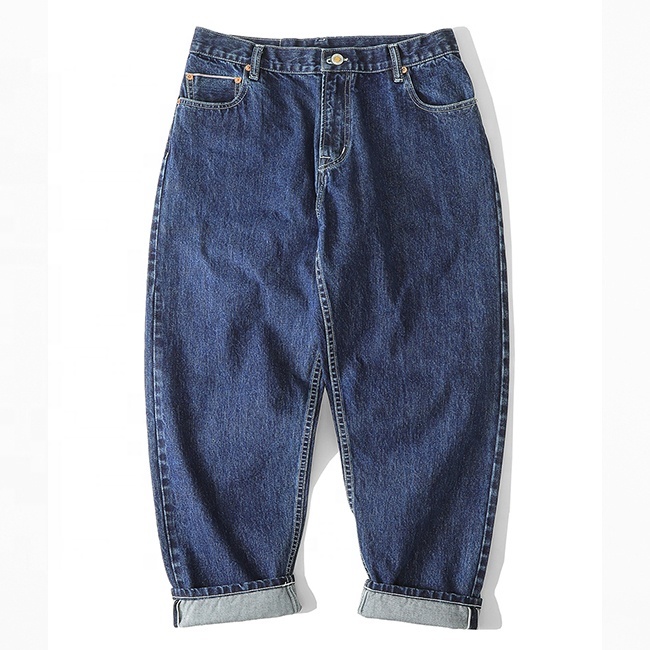 Custom Raw Denim Baggy Jeans Men