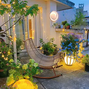 Ergonomi rahat ışık lüks balkon bahçe oturma odası yatak odası eğlence uzanmış sallanan sandalye