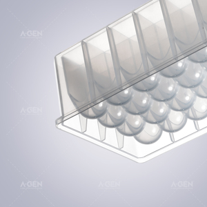Microplate en PP à fond en U de 10 ml, 24 puits profonds, pour l'extraction d'acides nucléiques, stockage d'échantillons, consommable de laboratoire jetable - Product Image 4