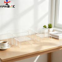 Nouvel Arrivage : Excellent Ensemble de Présentoirs Alimentaires en Acrylique, Modèles Cube Emboîtables et Rehausseurs, pour Mariages, Livré en Boîte