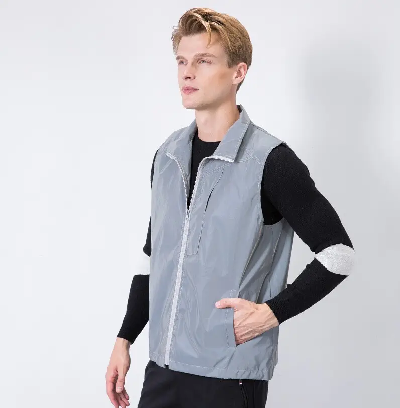 Reflecterende Vest Jack Casual Hiphop Night Sportjas Met Fluorescerende Capuchon Waterdicht Windjack En Scrub Uniform