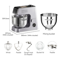 Robot pâtissier en fonte avec moteur DC pour la préparation de gâteaux et le pétrissage de la pâte