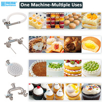 Machine de remplissage automatique de chocolat à petite dose 20L haute productivité, injecteur de confiture et de pain soufflé, déposeur de beurre de cacahuète