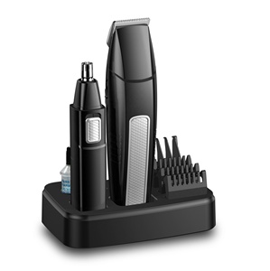 เครื่องตัดแต่งขนสแตนเลสใช้ในร้านตัดผมแบบมืออาชีพใช้แบตเตอรี่กันน้ำได้ใช้ในบ้าน - Product Image 6