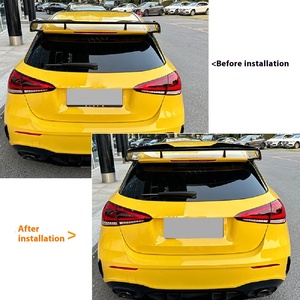 Alerones de Fibra de Carbono para Automóviles Clase A W177 A35 A45 AMG 2018+, Alerón Trasero Grande y Pequeño, Restauración, Diseño de Una Sola Pieza, Compatible con el Modelo - Product Image 5