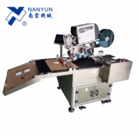 NY-817F entièrement automatique machine à étiqueter les sacs à surface plate avec imprimante d'étiquettes de codes à barres zébrés