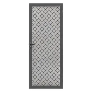 एल्यूमीनियम स्क्रीन दरवाजा ऑस्ट्रेलियाई क्रिमसेफ स्क्रीन स्टेनलेस स्टील सुरक्षा दरवाजा