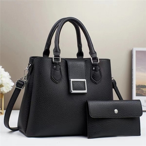 Newest <b>Sequin</b> Leather 2 Pieces Set Luxury Designer High Quality Fashion Women's <b>Handbags</b> for Women Ladies Large Purses - Product Image 1