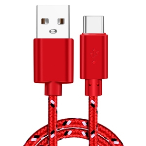 Câbles de charge <span class=keywords><strong>rapide</strong></span> en nylon tressé 1m/2m/3m USB Type C pour téléphones mobiles S8 S9 S10 S20 S21 (2026) - Product Image 6