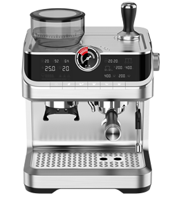 Cafetera Espresso Semiautomática de Acero Inoxidable con Función de Sistema de Infusión, Enchufe US/EU para Hoteles y Hogares, Acabado Cepillado - Product Image 1