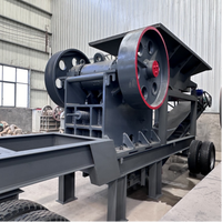 2025 OEM vente à chaud PE 500x750 concasseur Mobile Diesel Impact concasseur usine convoyeur marteau exploitation minière roche pierre concasseurs à mâchoires Machine