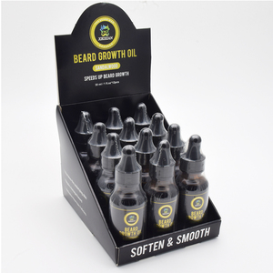 Vente en gros Kit d'huile de croissance <span class=keywords><strong>pour</strong></span> barbe et <span class=keywords><strong>moustache</strong></span> Huile de barbe San chanvre bois de santal personnalisée avec huile d'argan Vitamine E - Product Image 1