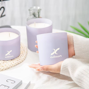 Aikun Factory <b>Bulk</b> Soy Wax <b>Candles</b> Supply Luxury Customized Holiday Diwali Environment-Friendly Home Aromatherapy Scented - Product Image 2