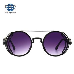 Gafas <span class=keywords><strong>de</strong></span> Sol Steampunk Teenyoun, Gafas Redondas Retro para Hombre, Estilo Punk Gótico, Nuevos Productos <span class=keywords><strong>2022</strong></span>, Protección UV400 para Mujer - Product Image 5